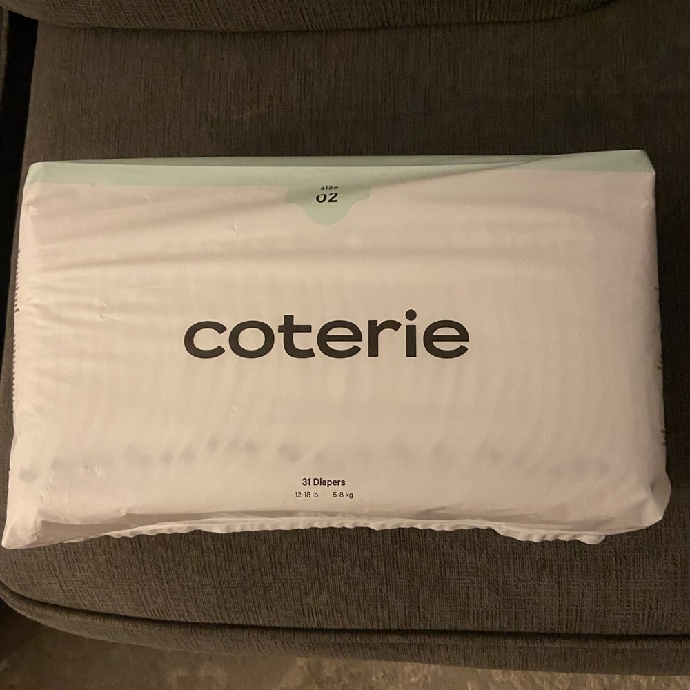Unopened Coterie Diapers size 2
